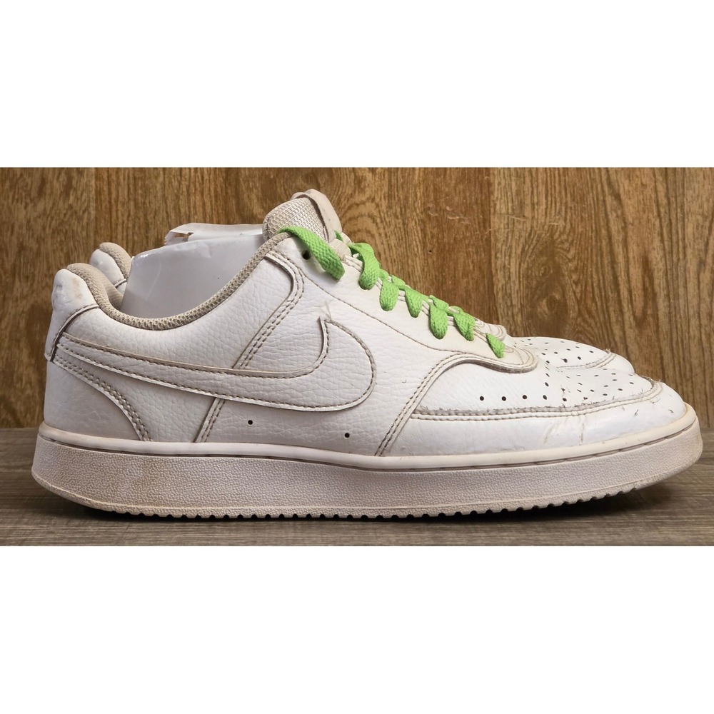 Nike Court Vision Low Top Casual Shoes Sneakers‎ Womens Size 9 White